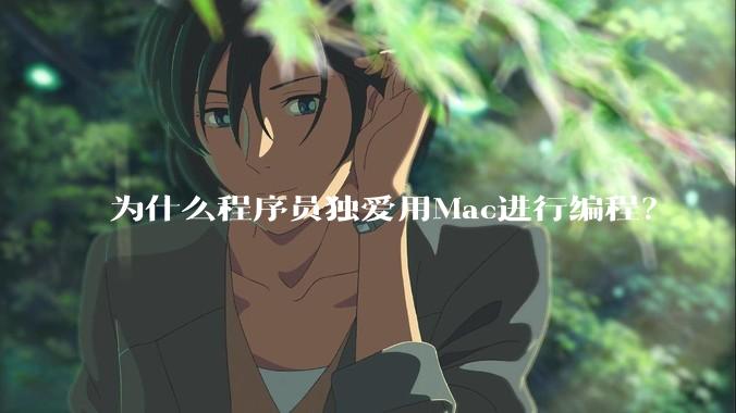 为什么程序员独爱用Mac进行编程？